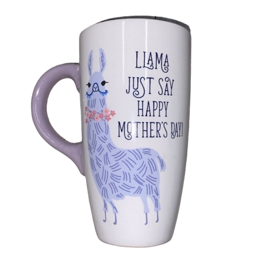 Llama just say happy Mother’s Day adorable funny coffee mug